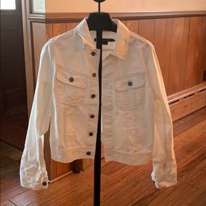Ralph Lauren sport white jean jacket